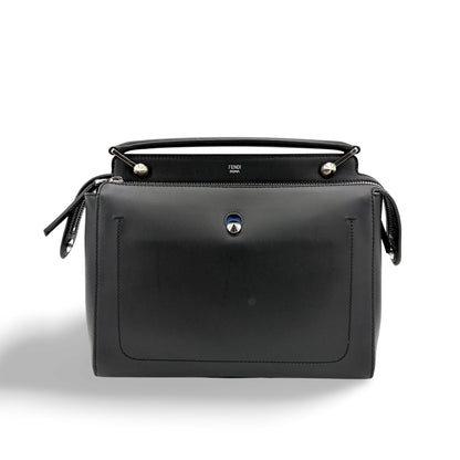 Fendi DotCom Convertible Satchel Leather Medium