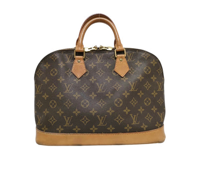 Louis Vuitton Alma Handbag Monogram Canvas MM