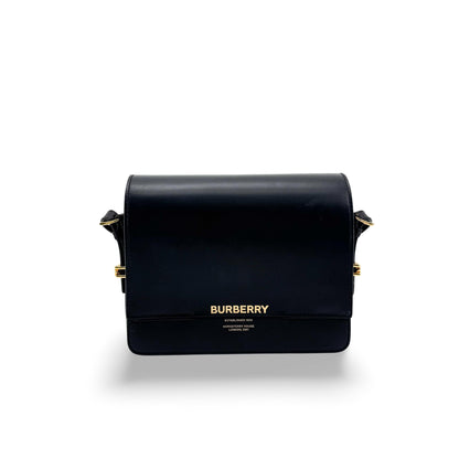 Burberry Grace Flap Horseferry Printed Leather Small