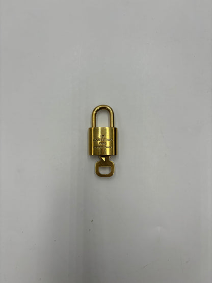 Louis Vuitton Padlock and Key Logo Cufflinks Metal Product Image