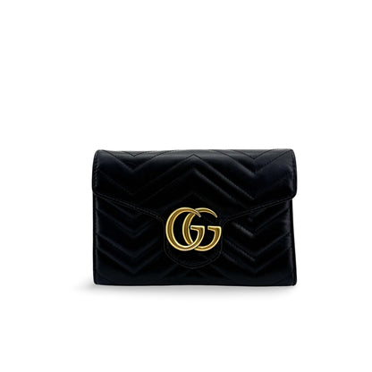 Gucci GG Marmont Flap Matelasse Leather Mini