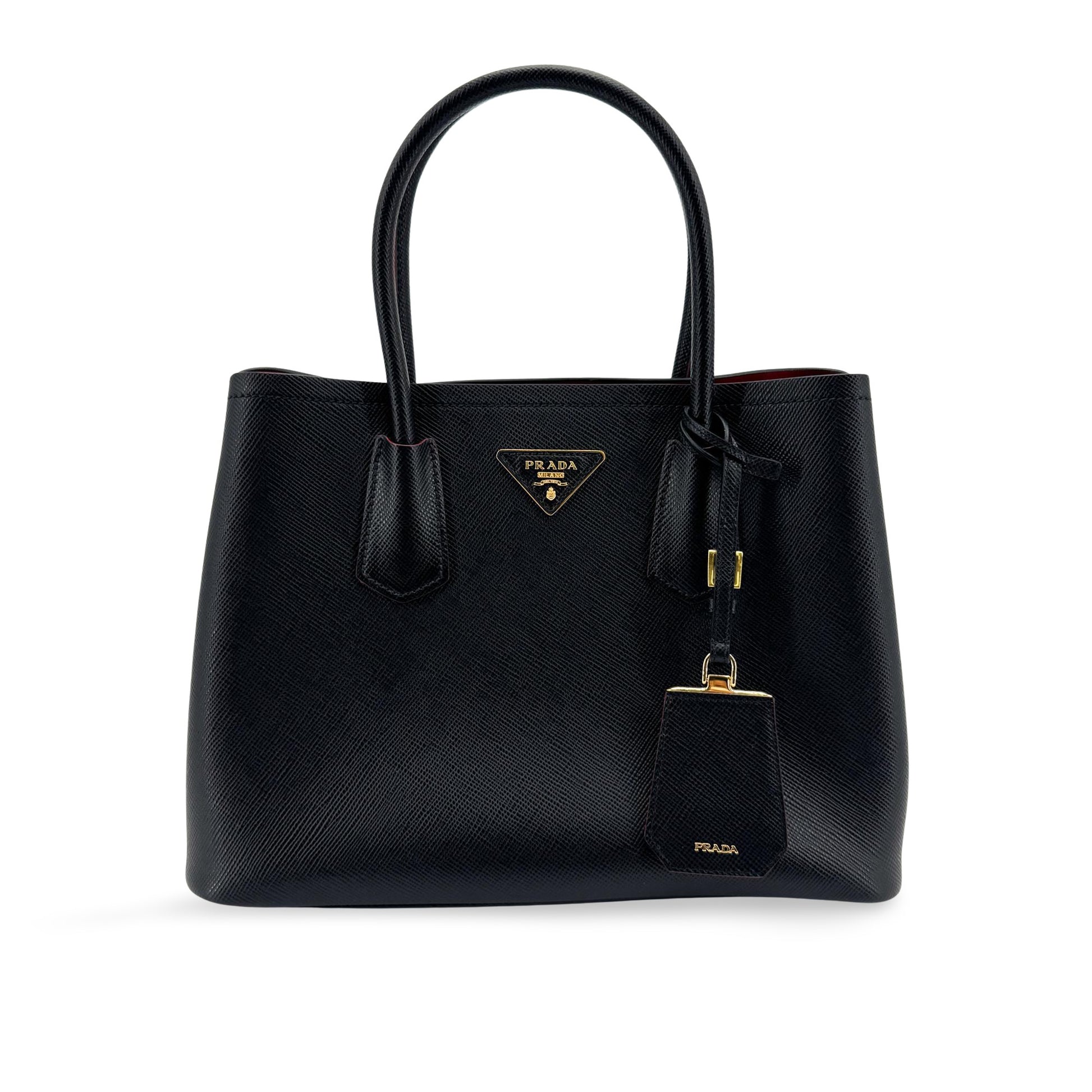 Prada Cuir Double Saffiano Leather Medium