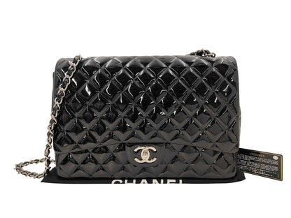 Chanel Timeless - Classic Double Flap Quilted Patent Maxi 33 x 23 x 10