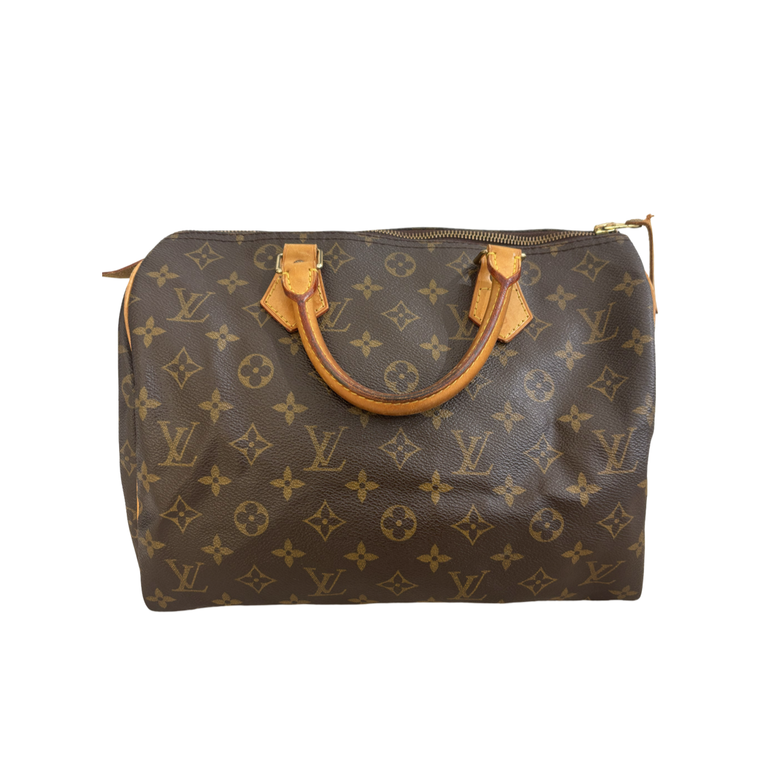 Louis Vuitton Speedy Handbag Monogram Canvas 30