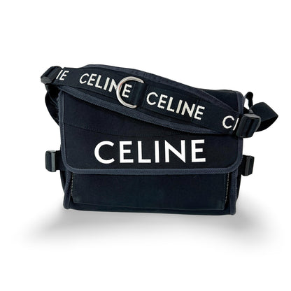 Celine Logo Trekking Messenger Nylon Small