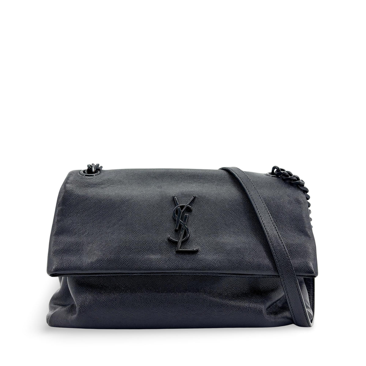 Saint Laurent Nolita Satchel Matelasse Chevron Leather Medium