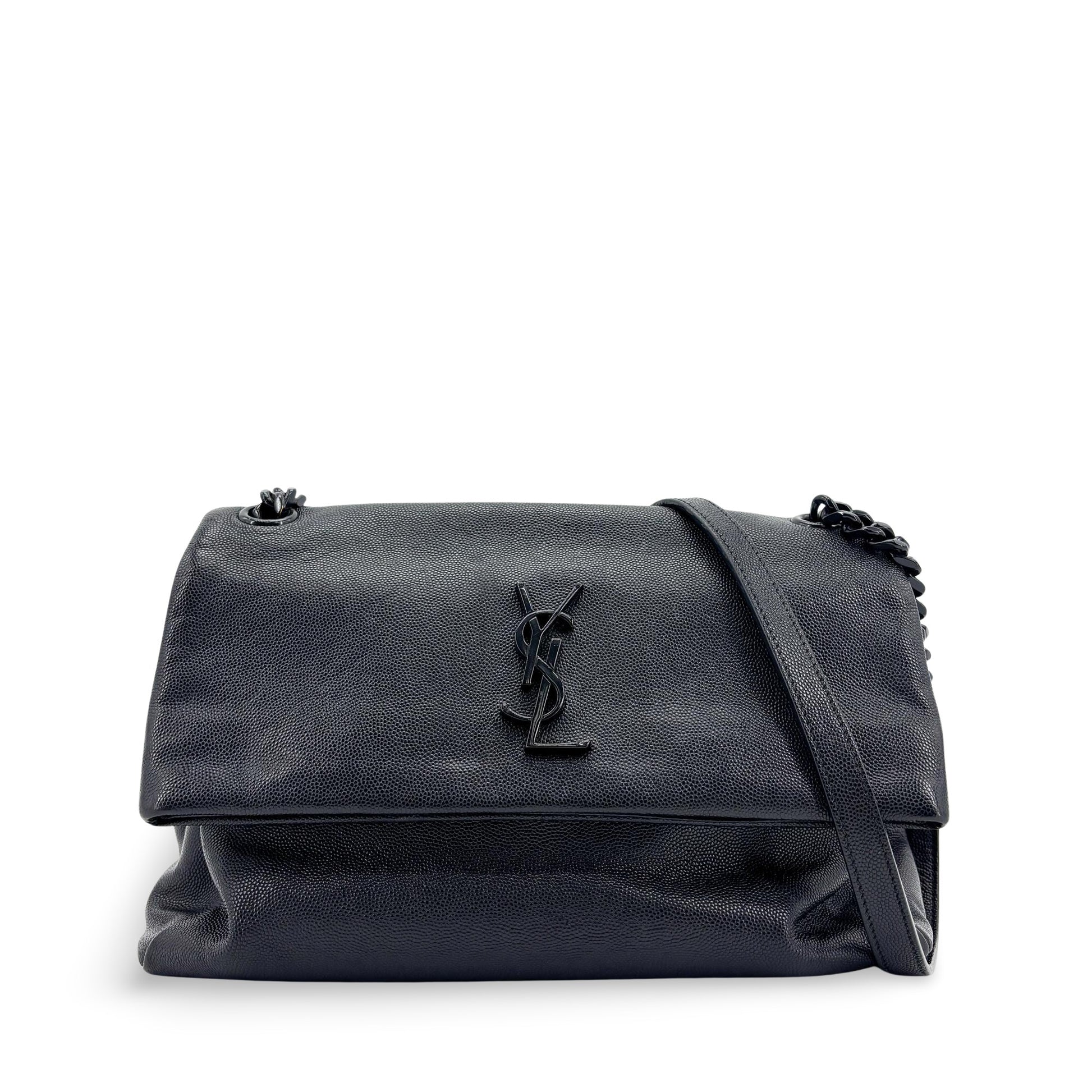 Saint Laurent Nolita Satchel Matelasse Chevron Leather Medium