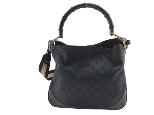 Gucci Bamboo Top Handle GG Canvas Product Image