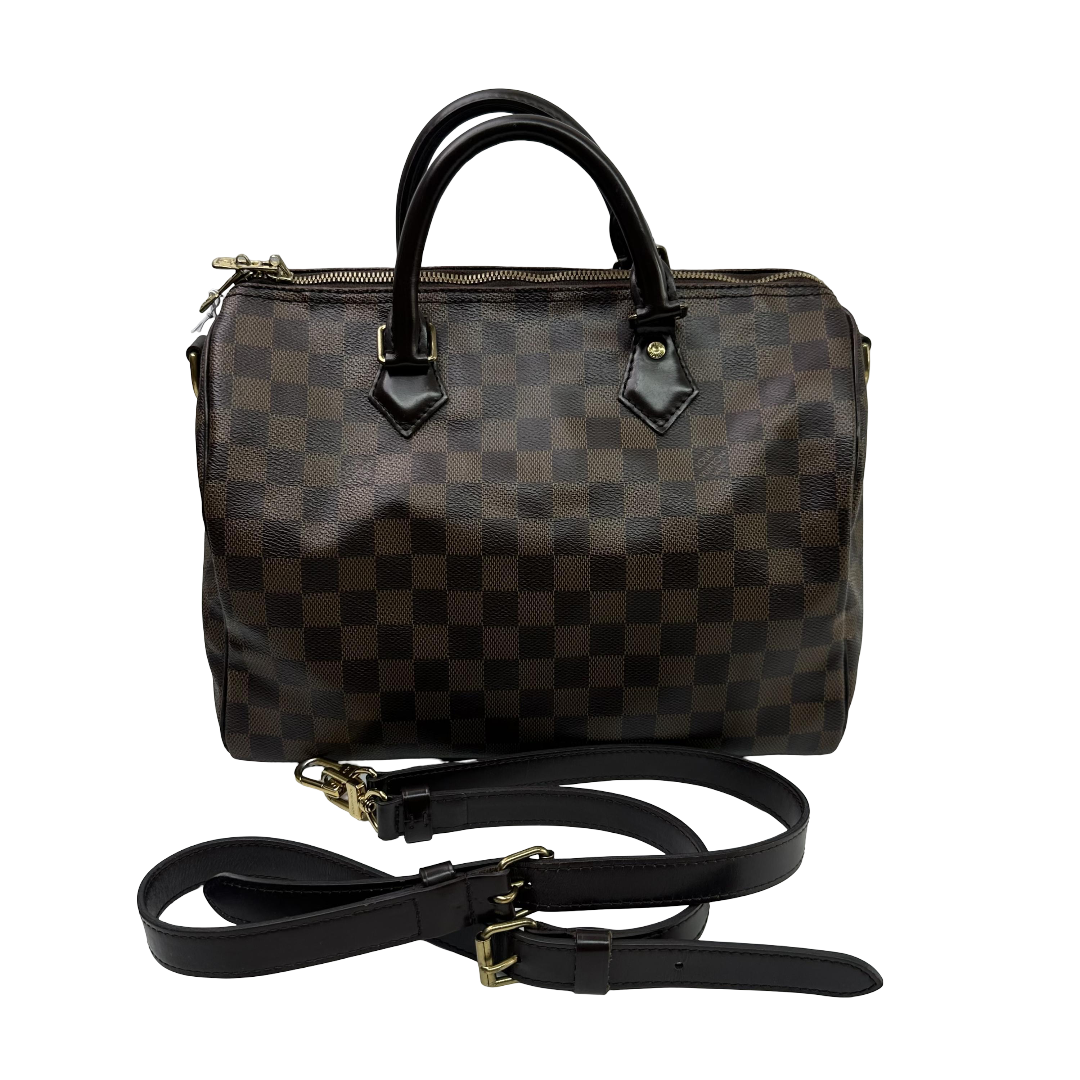 Louis Vuitton Speedy Bandouliere Damier Ebene 30