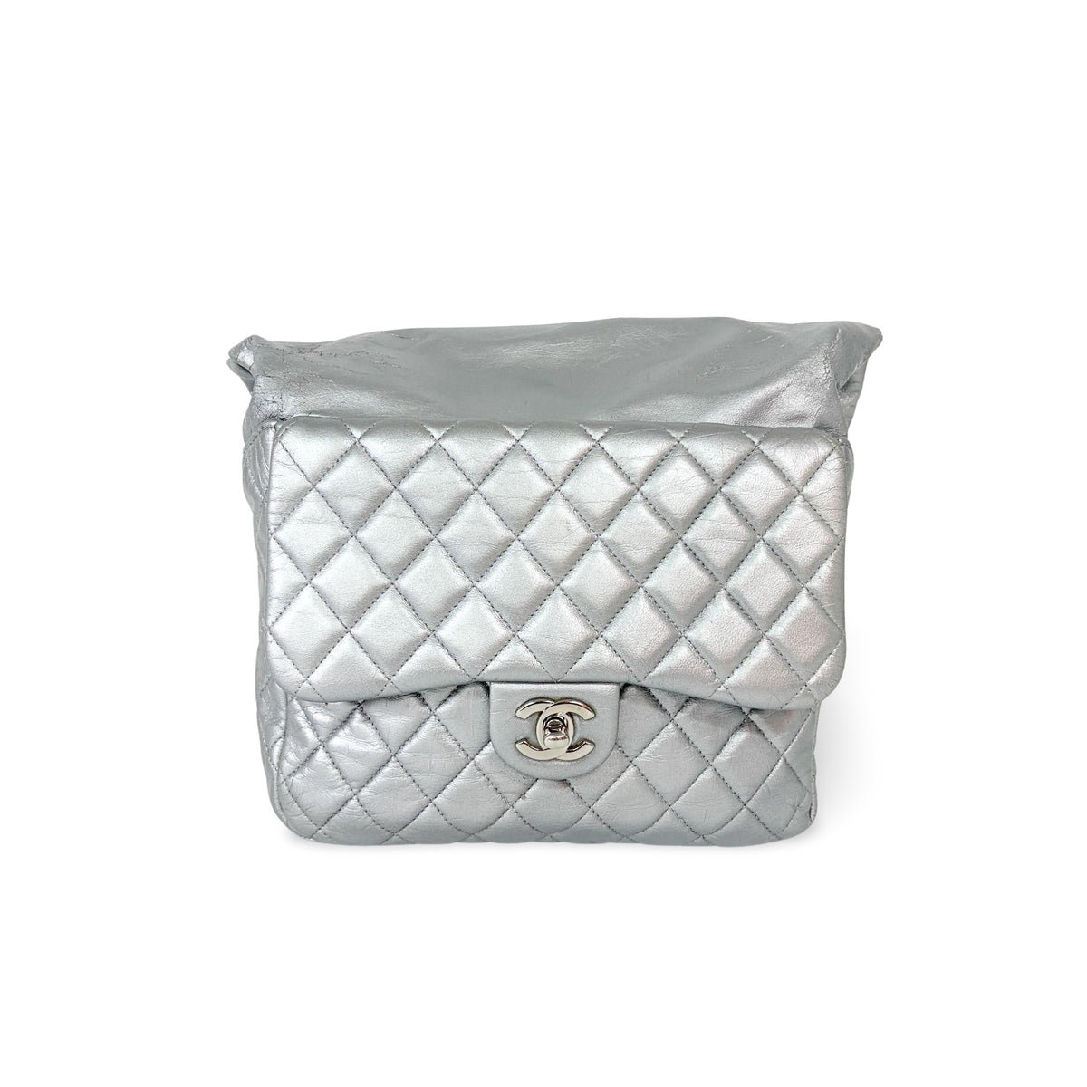 Chanel Backpack In Seoul Metallic Lambskin Small