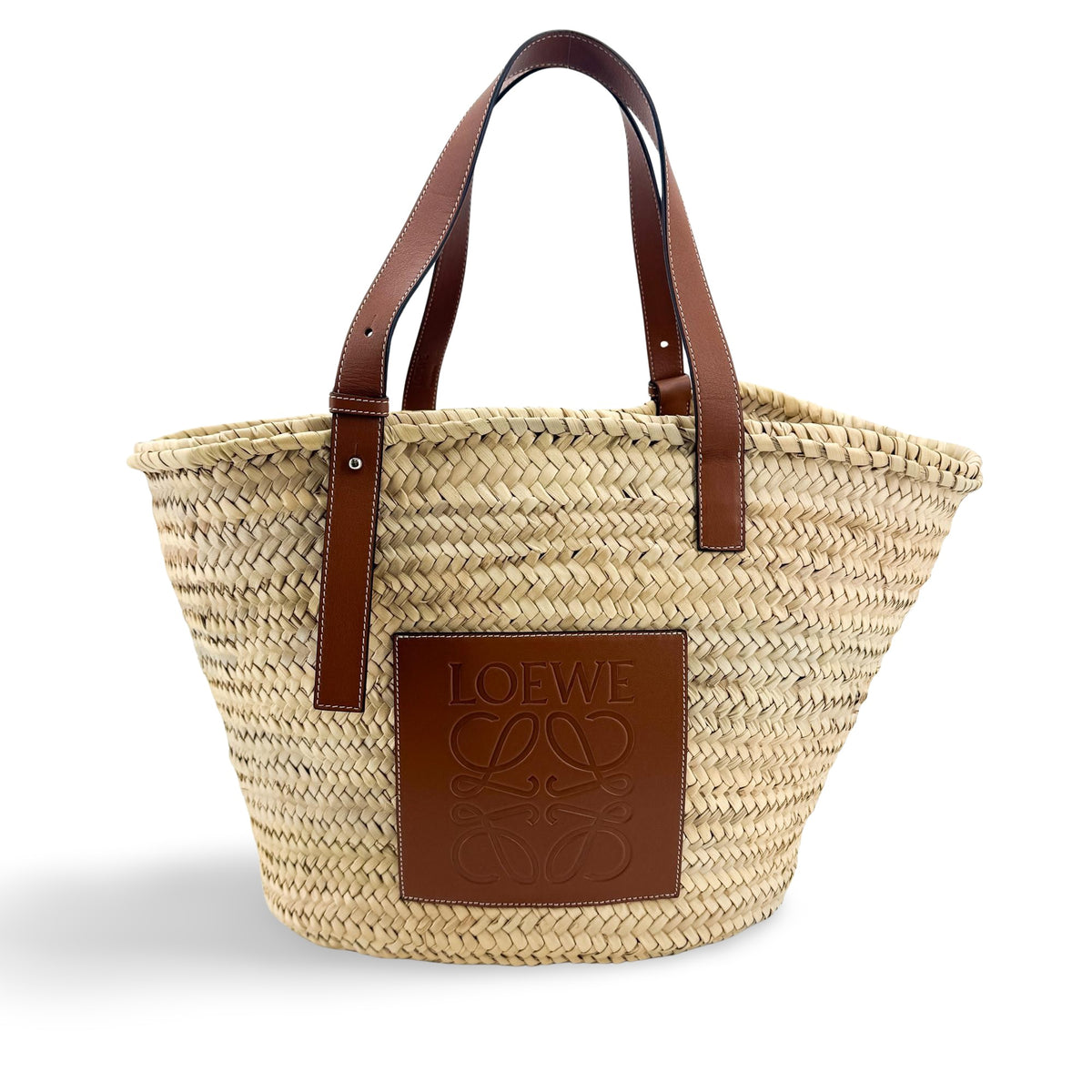 Loewe Elephant Basket Raffia Small