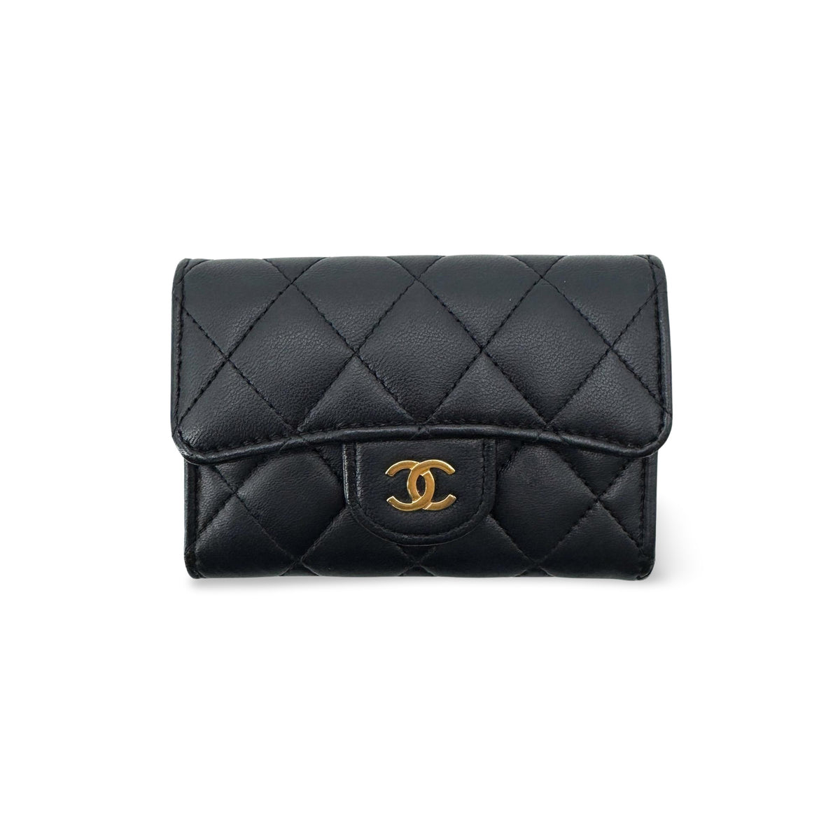Chanel Classic Flap Card Holder Quilted Caviar Product Image