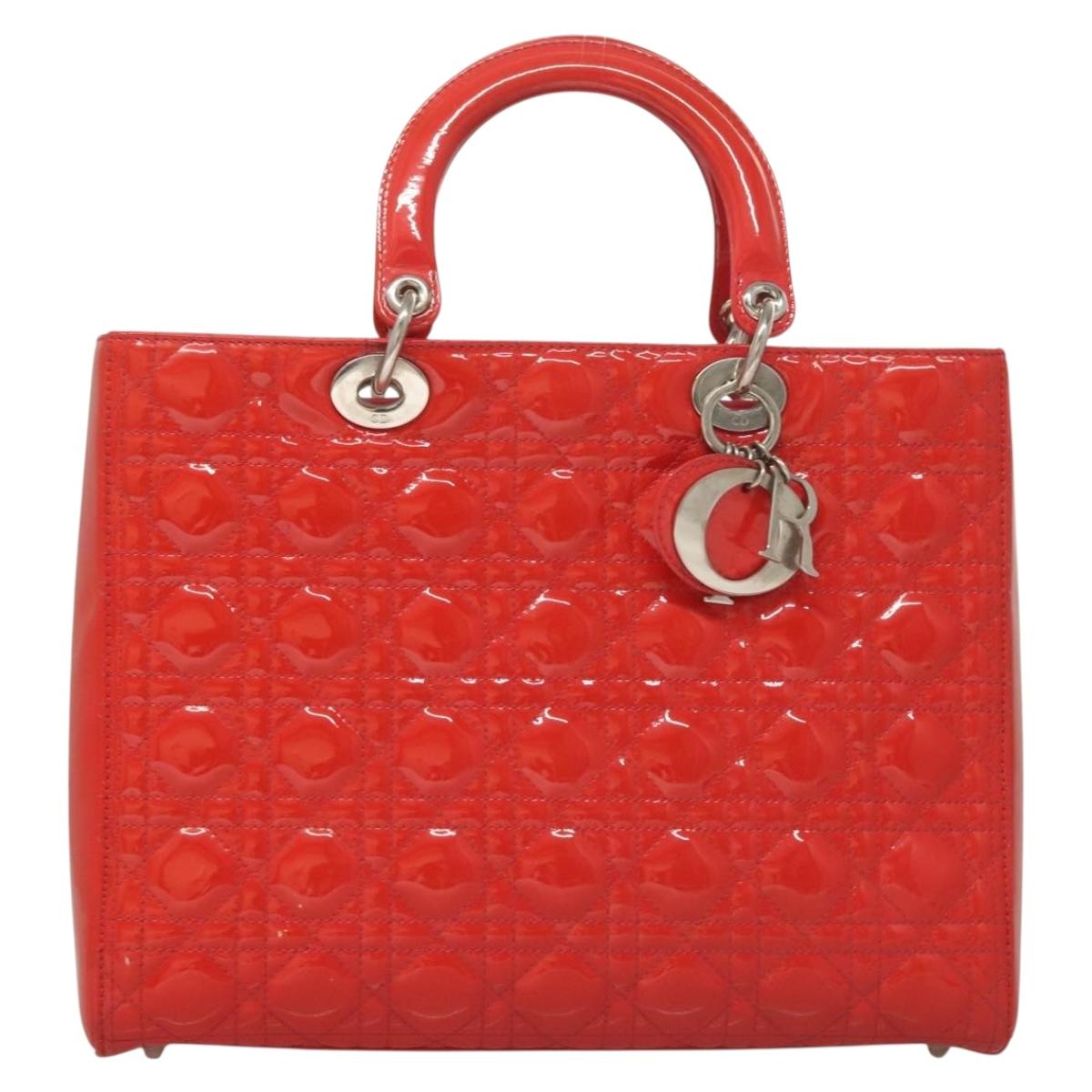 Christian Dior Vintage Lady Dior Patent Patent leather Product Image