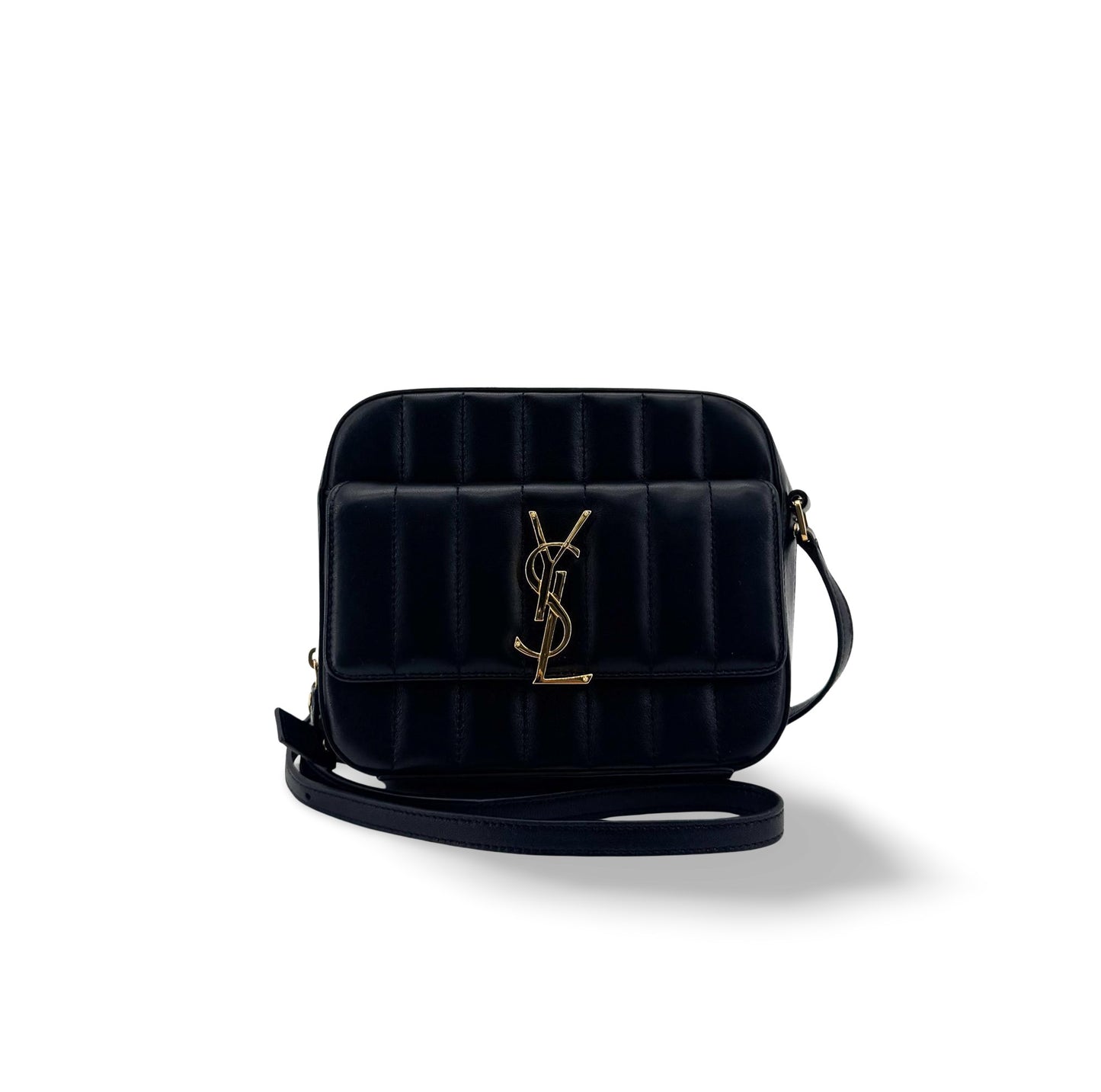 Saint Laurent Vicky Camera Vertical Quilted Leather Medium
