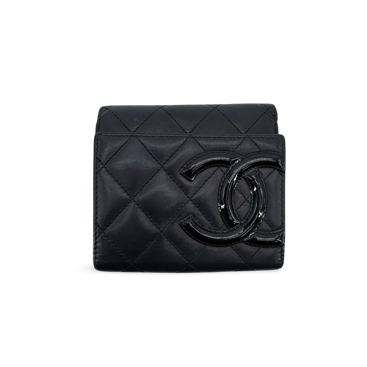 Chanel Cambon Trifold Quilted Lambskin Long