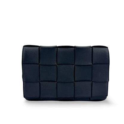 Bottega Veneta Cassette Maxi Intrecciato Leather Mini