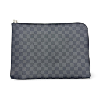 Louis Vuitton Zip Around Pochette Jour Damier Graphite GM