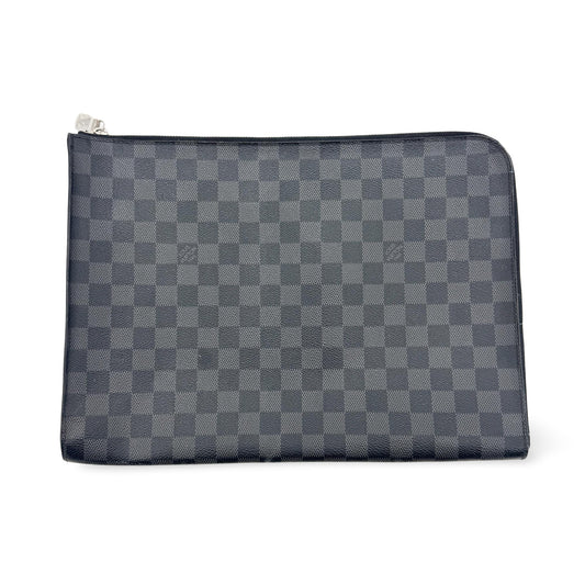 Louis Vuitton Zip Around Pochette Jour Damier Graphite GM