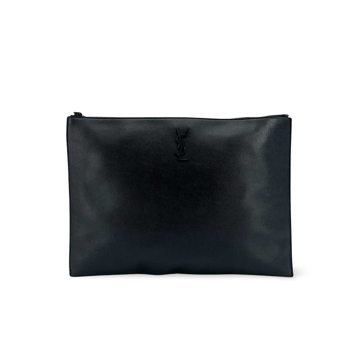 Saint Laurent Zipped Document Holder Leather Large