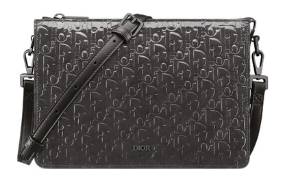 Christian Dior Zip Pouch Leather Small
