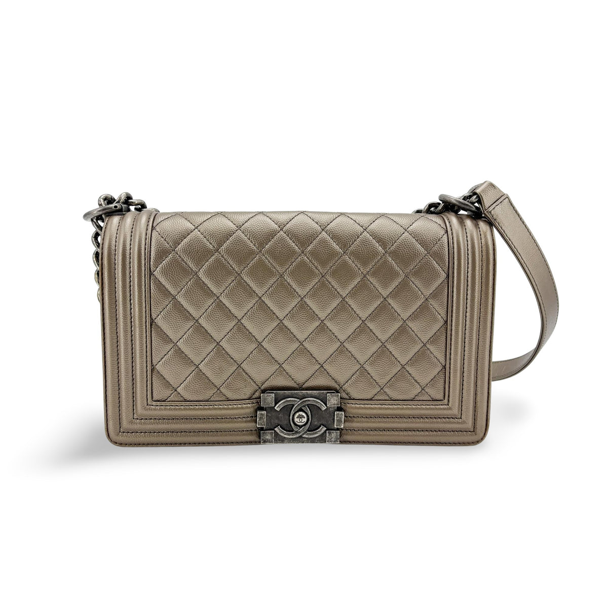 Chanel Boy Flap Quilted Calfskin Small