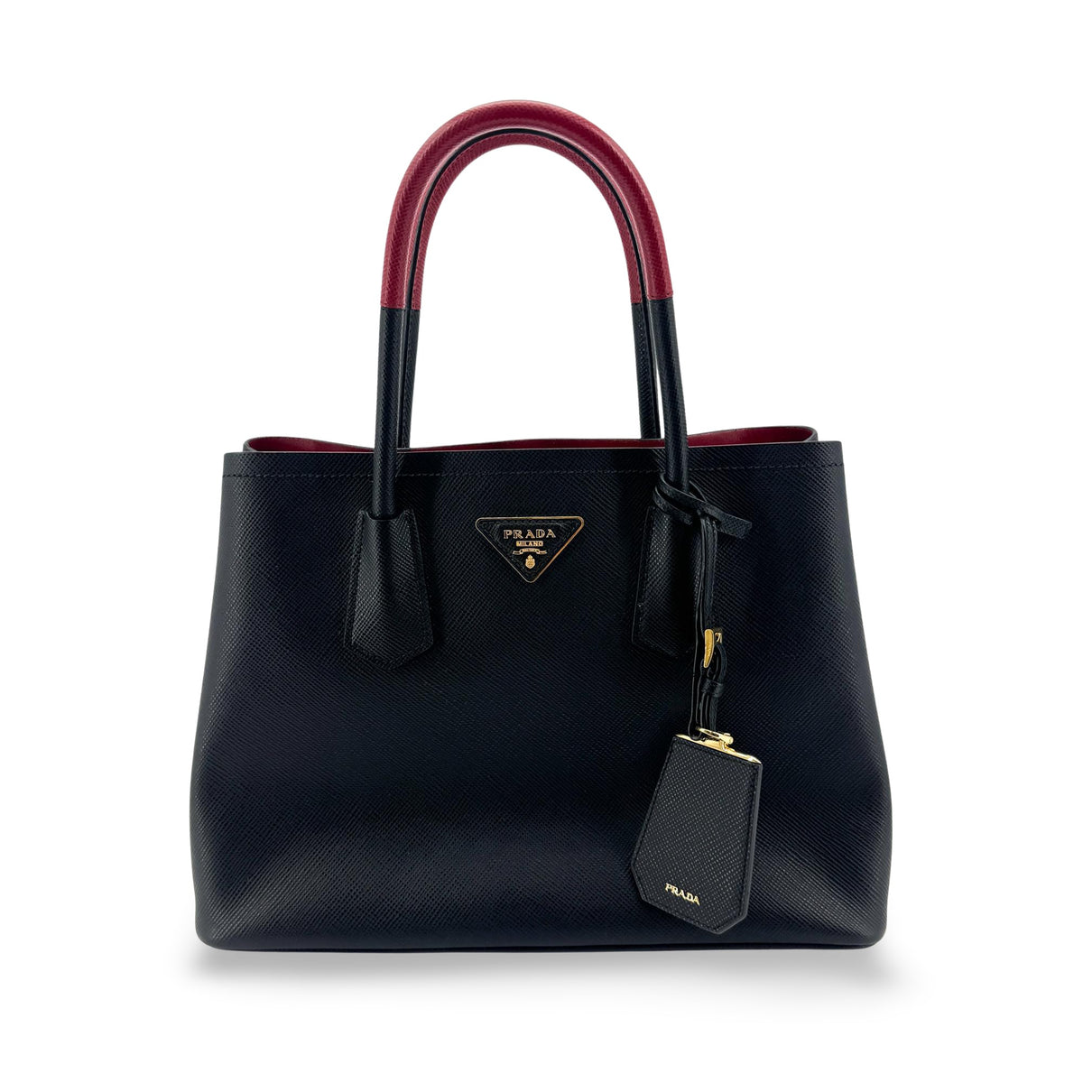 Prada Cuir Double Saffiano Leather Medium