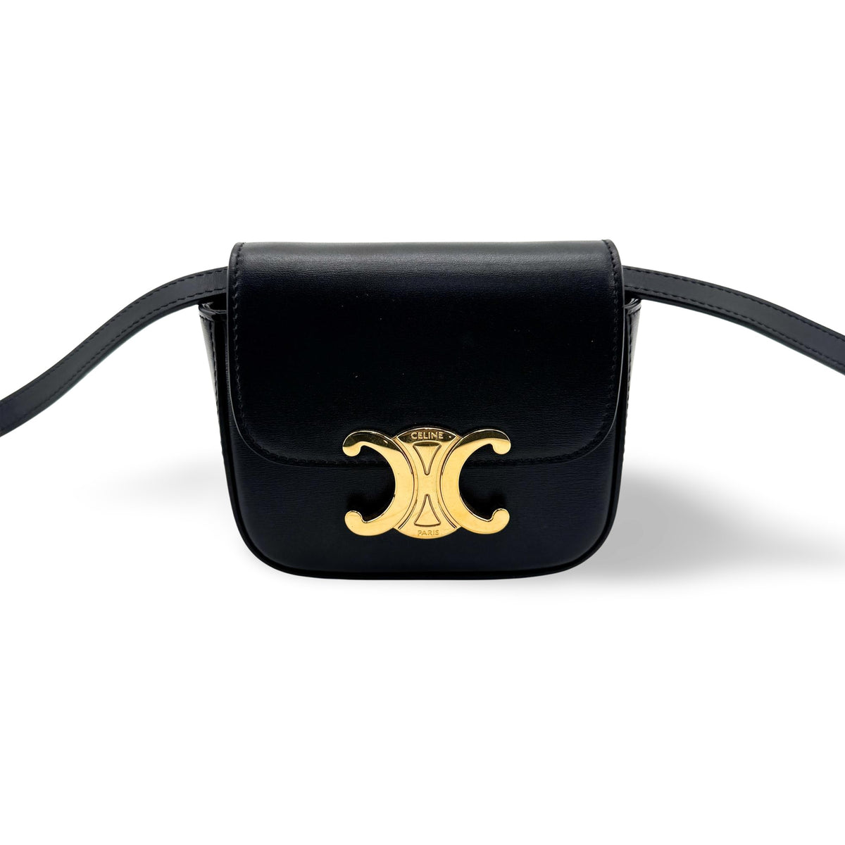 Celine Triomphe Triomphe Coated Canvas Mini