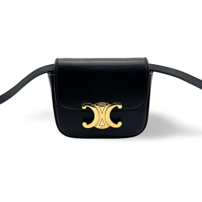 Celine Triomphe Triomphe Coated Canvas Mini