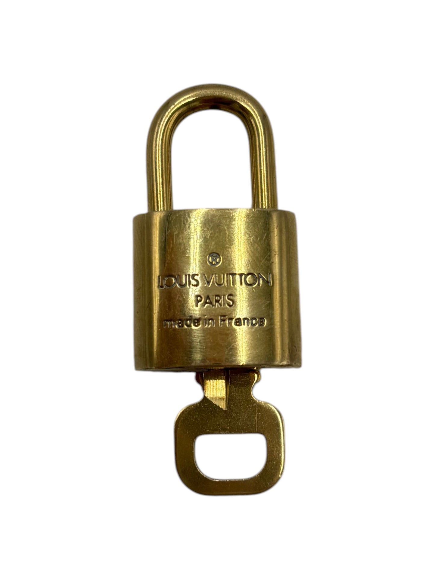 Louis Vuitton Padlock and Key Logo Cufflinks Metal Product Image