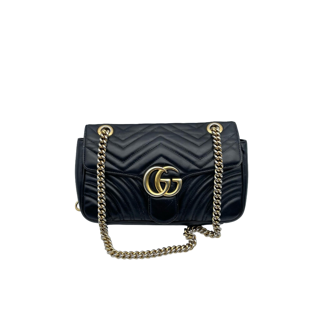 Gucci GG Marmont Flap Matelasse Leather Medium