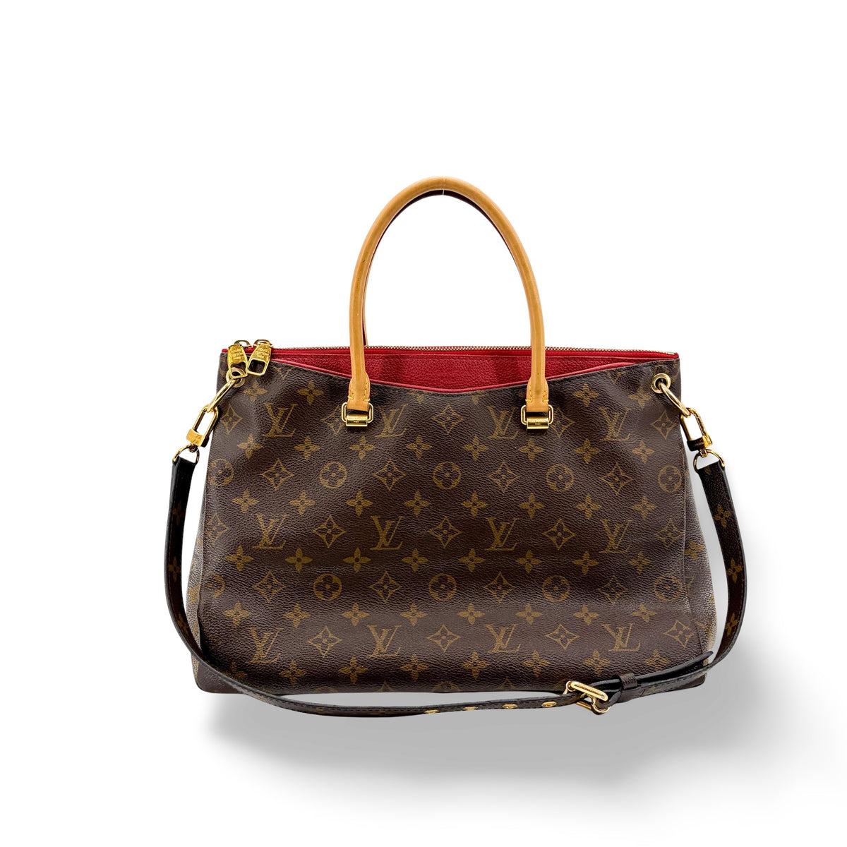 Louis Vuitton Pallas Monogram Canvas with Leather MM