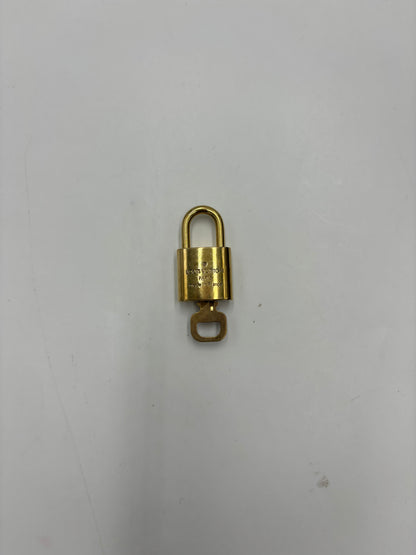 Louis Vuitton Padlock and Key Logo Cufflinks Metal Product Image