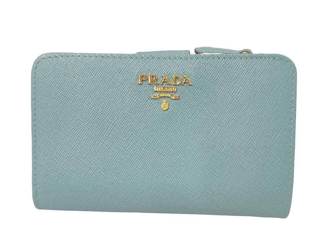 Prada Saffiano bifold Leather Small