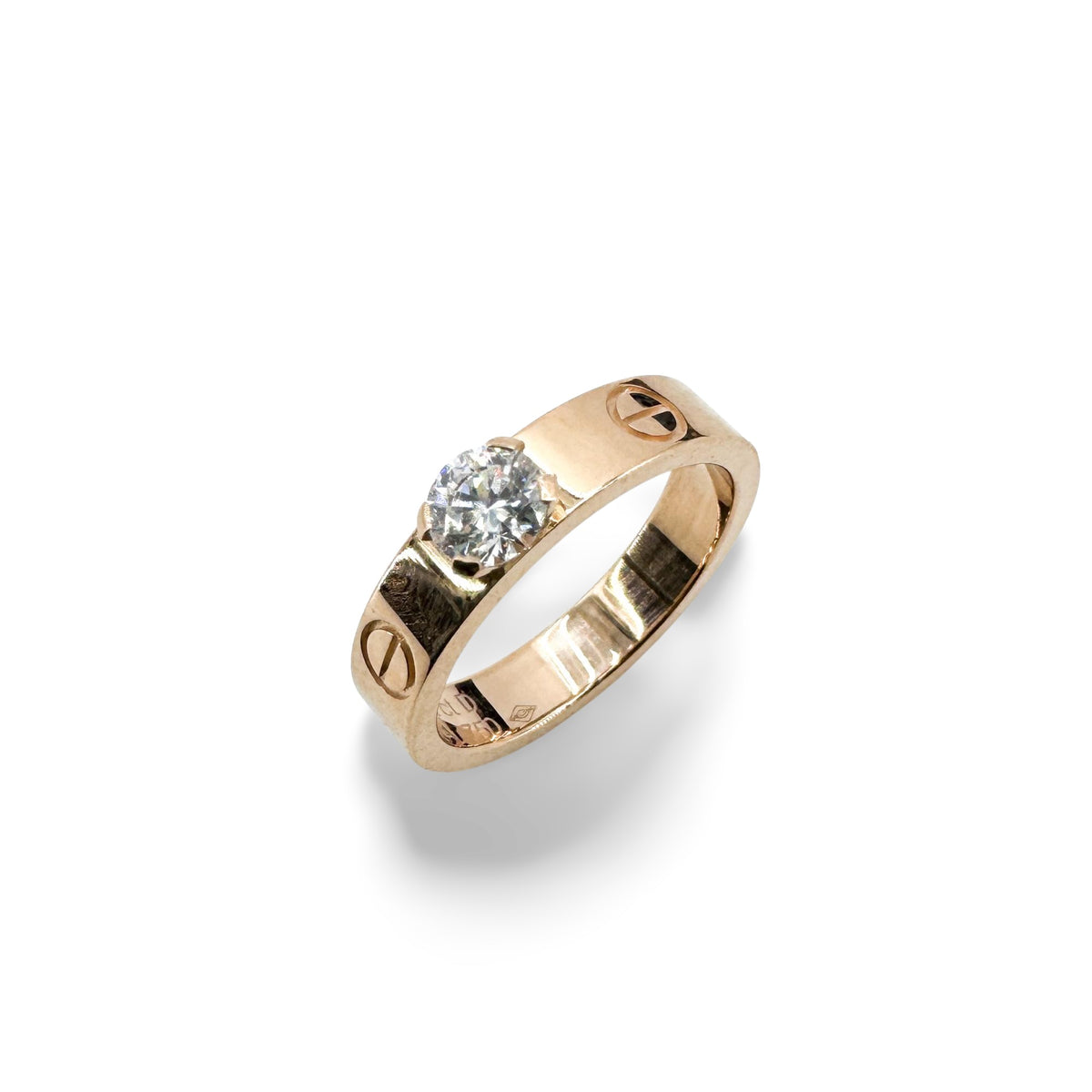 Cartier LOVE Solitaire 18K Rose Gold and Diamond 0.23CT