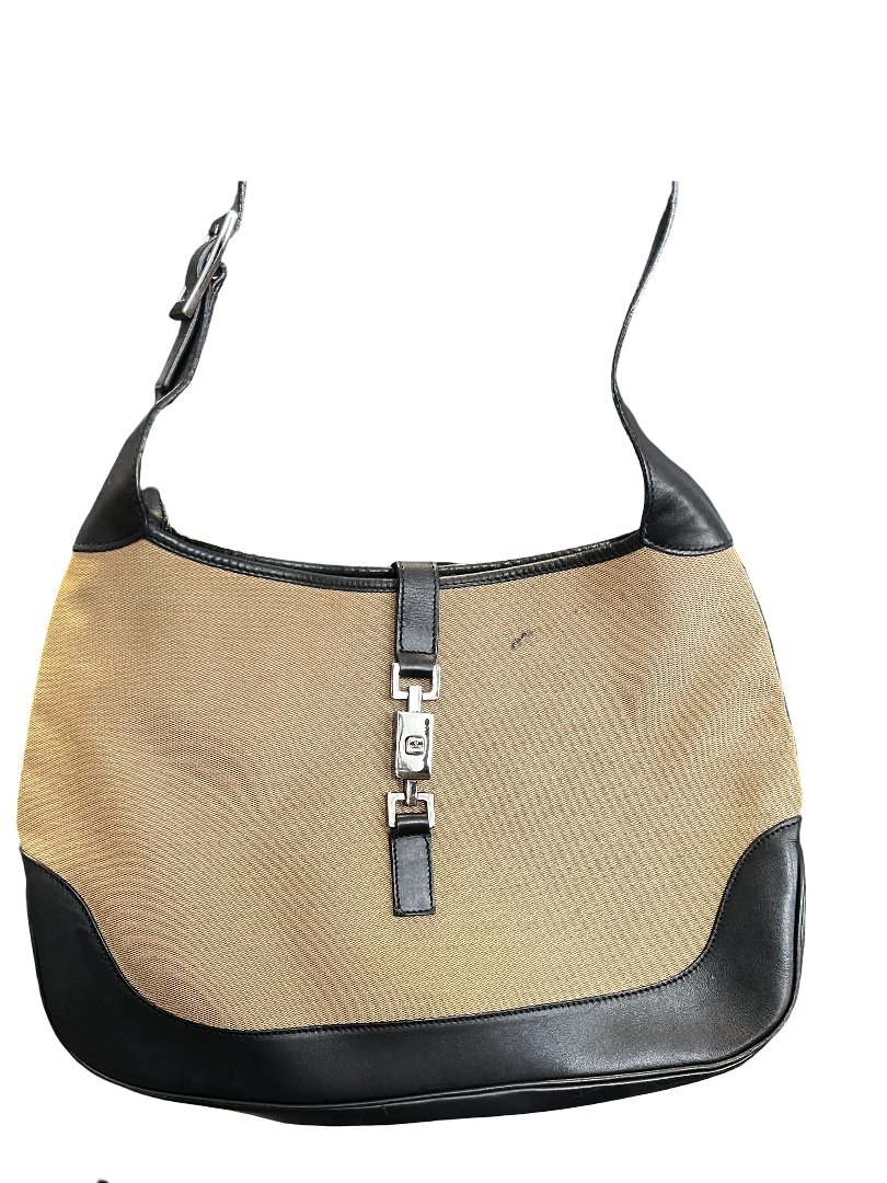Gucci Vintage Jackie Canvas Large