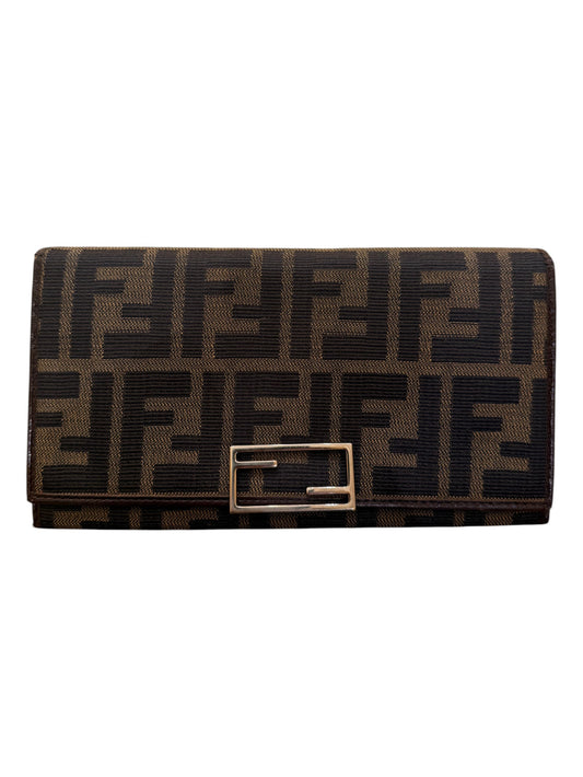 Fendi Baguette Continental Zucca Embossed Leather Product Image