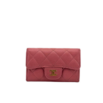 Chanel Classic Flap Card Case Quilted Caviar Product Image