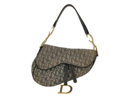 Christian Dior Saddle Oblique Galaxy Leather Mini
