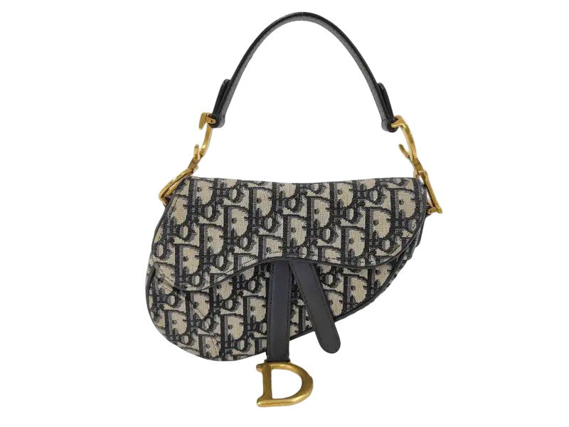 Christian Dior Saddle Oblique Canvas Mini