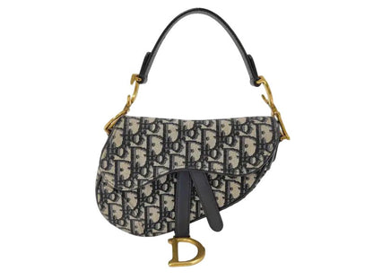 Christian Dior Saddle Oblique Canvas Mini
