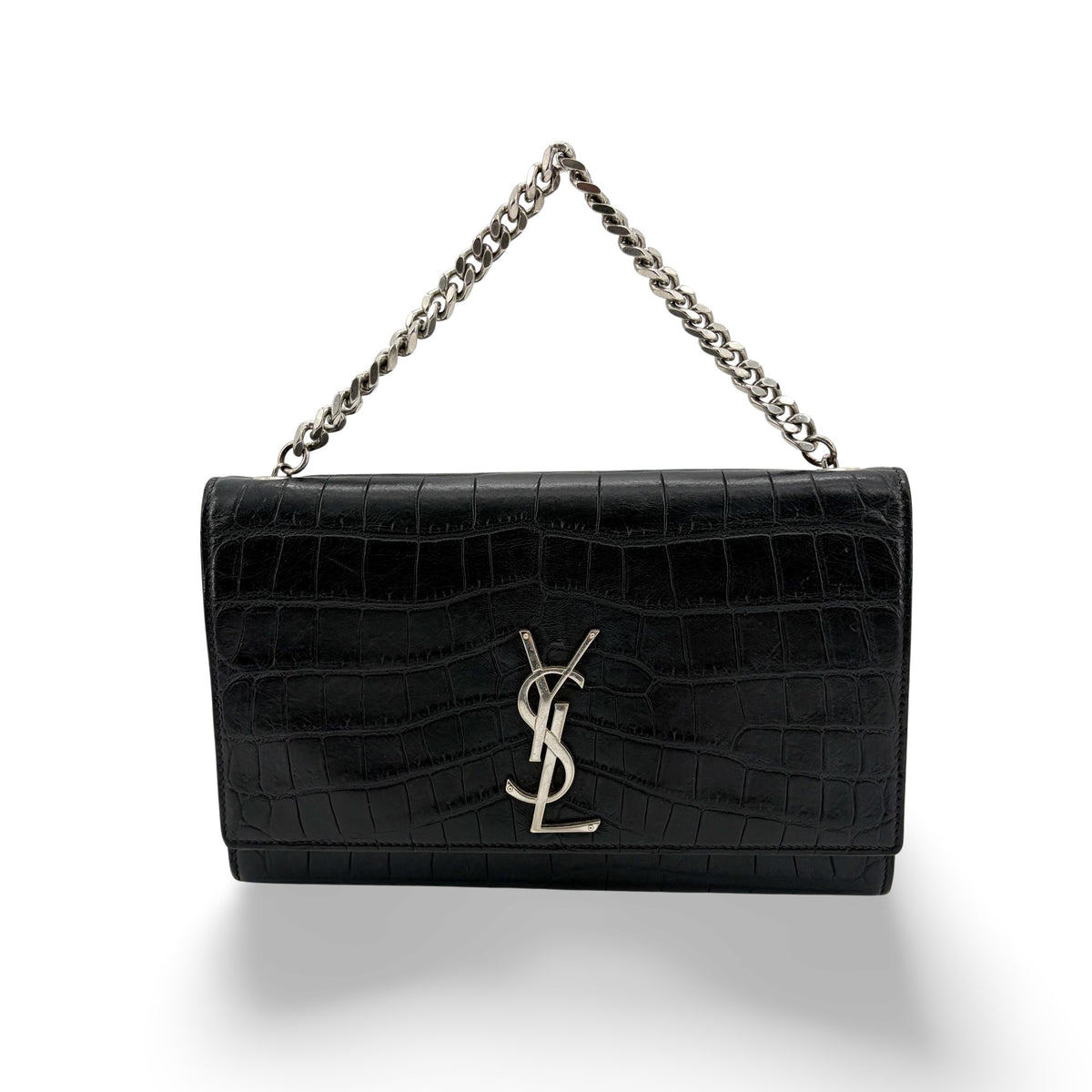 Saint Laurent Kate Crystal Embellished Patent Toy