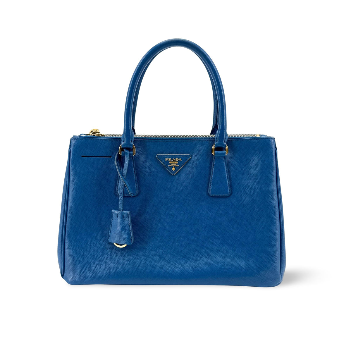 Prada Double Zip Lux Saffiano Leather Medium