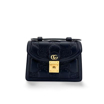 Gucci Padlock GG Embossed Leather Mini