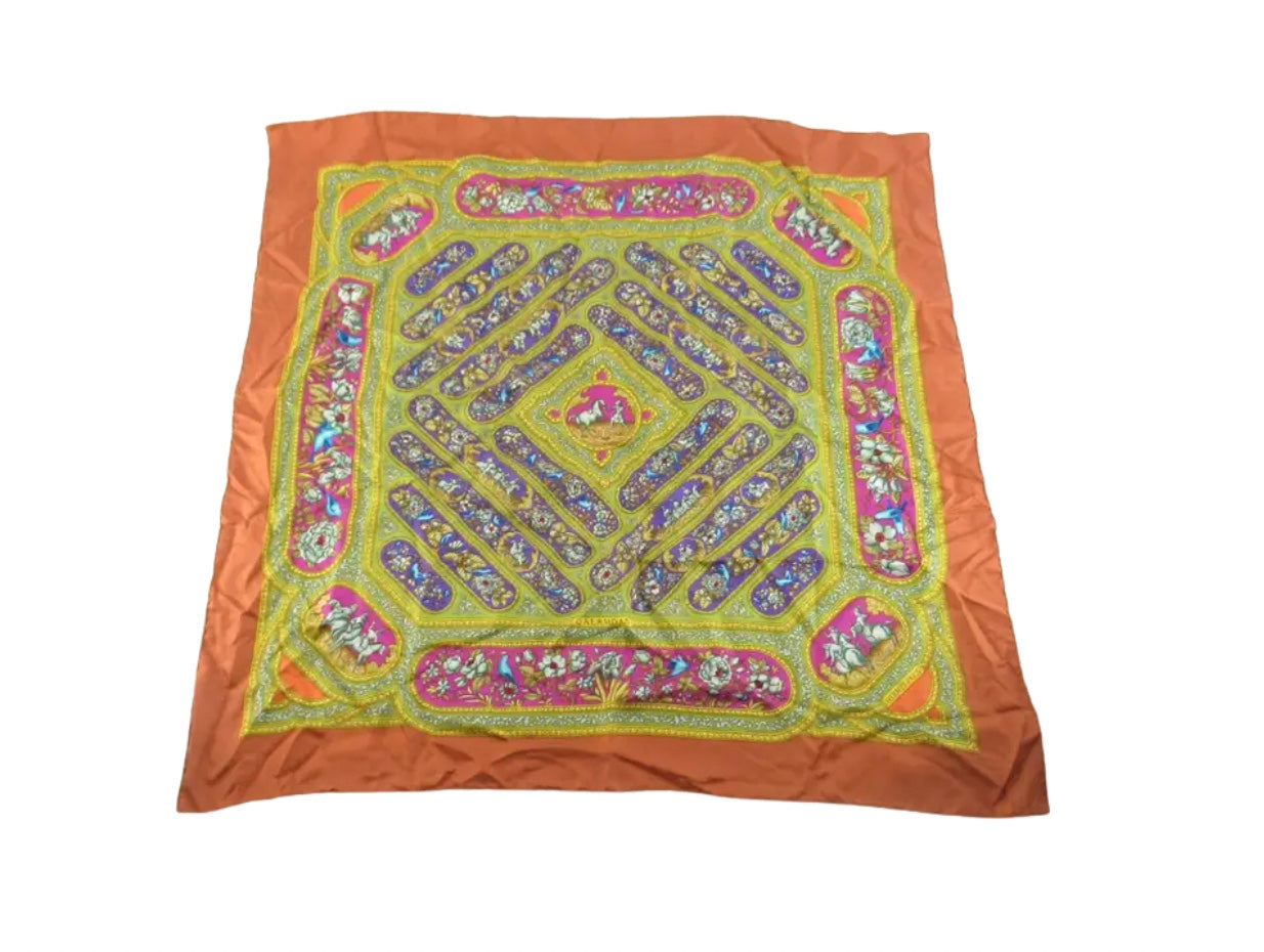 Hermes Carré 90 Silk multicolor 90 x 90