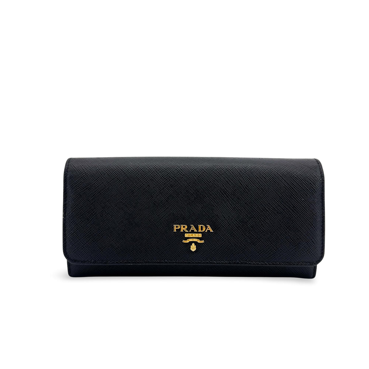 Prada Flap Saffiano Leather Long