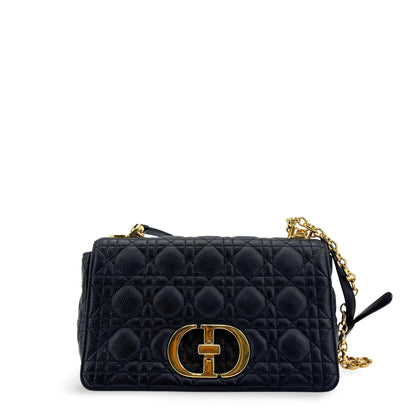 Christian Dior Caro Cannage Quilt Calfskin Small