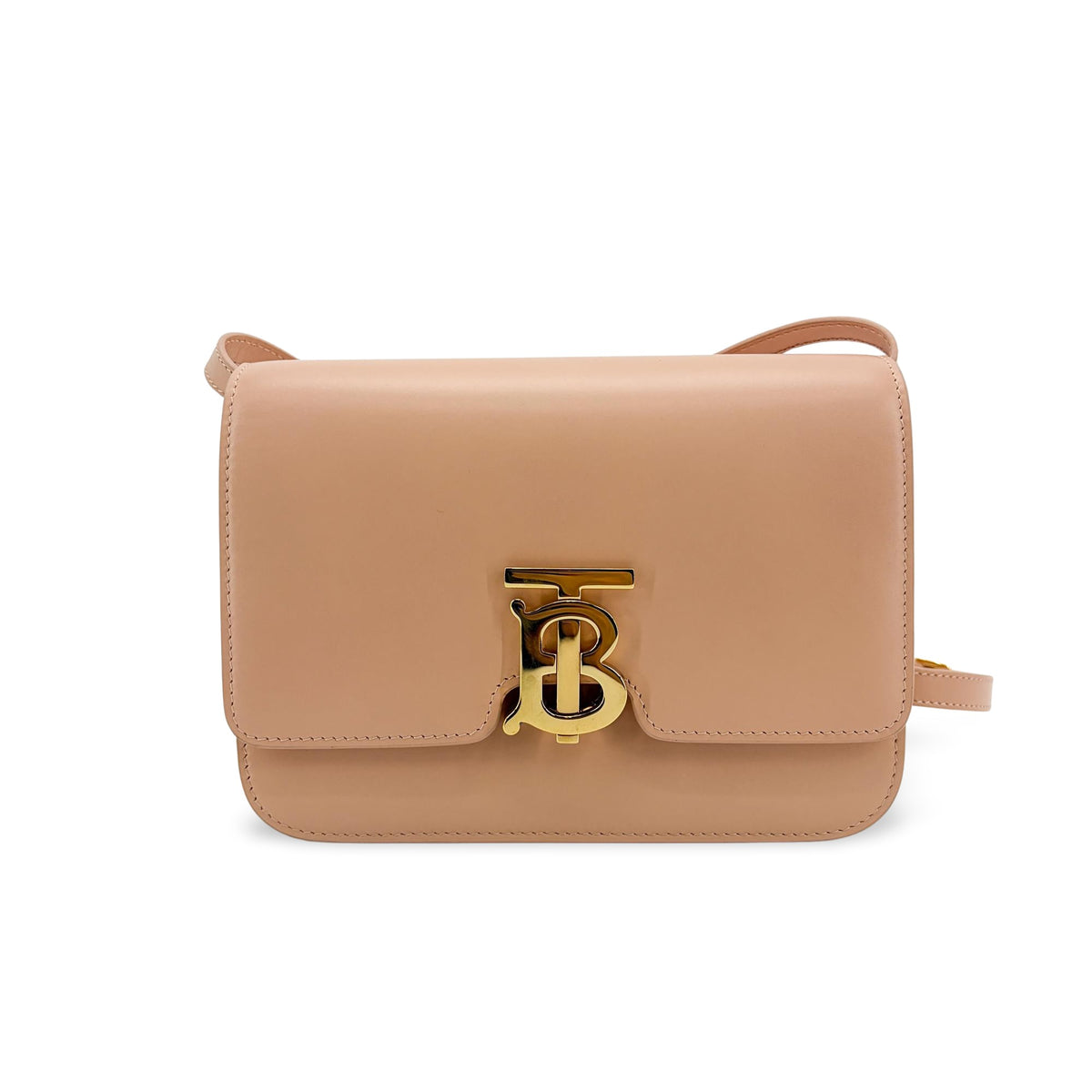 Burberry TB Shoulder Bag Leather Small