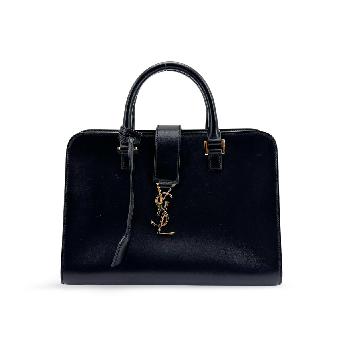 Saint Laurent Monogram Cabas Leather Small