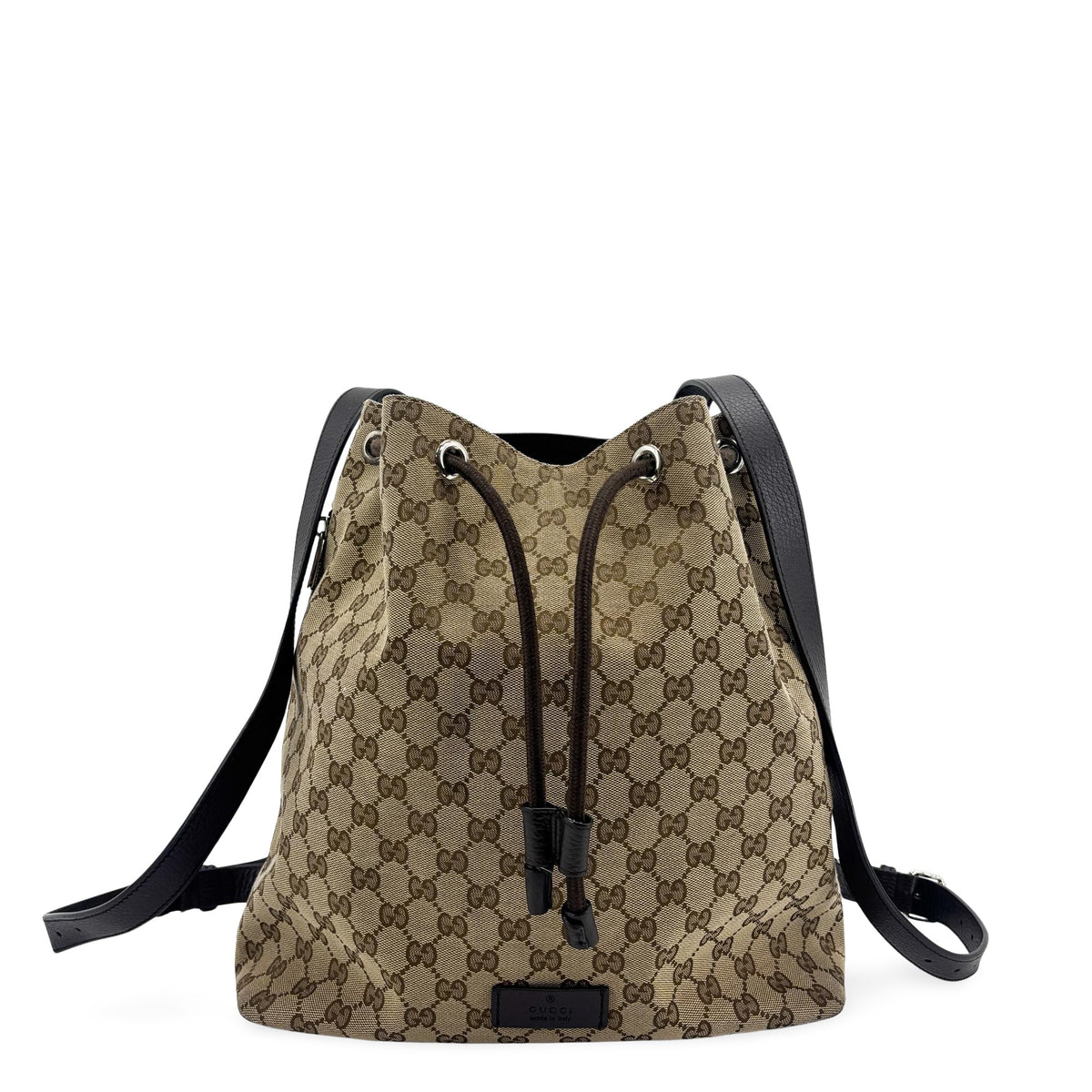 Gucci Drawstring GG Canvas Large