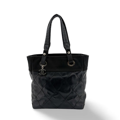Chanel Biarritz Quilted Coated Canvas Small